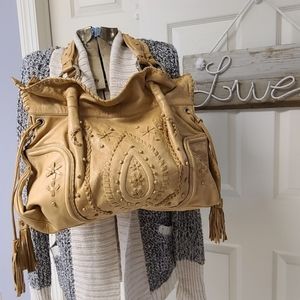 Junior Drake Tan Leather Handbag Shoulderbag